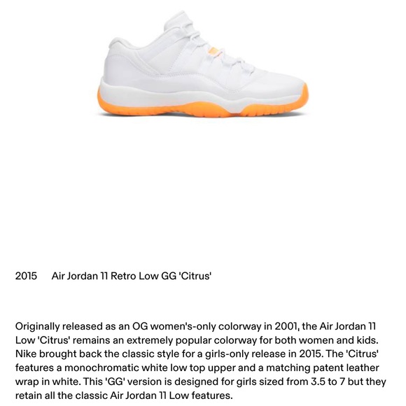 Air Jordan 11 citrus low - Picture 3 of 6